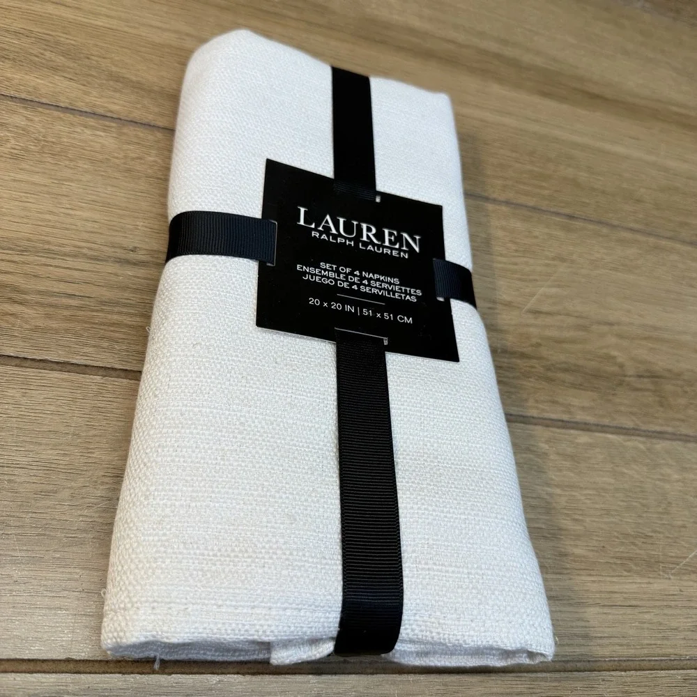 RALPH LAUREN  Set of 4 Napkins 20
